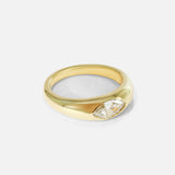 Side view of Optic Ring / Antique Diamond