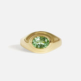 Front view of Easy Ring in 14k yellow gold by tmrw days