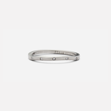 Wave Band / Flush 8 Diamonds By fitzgerald jewelry