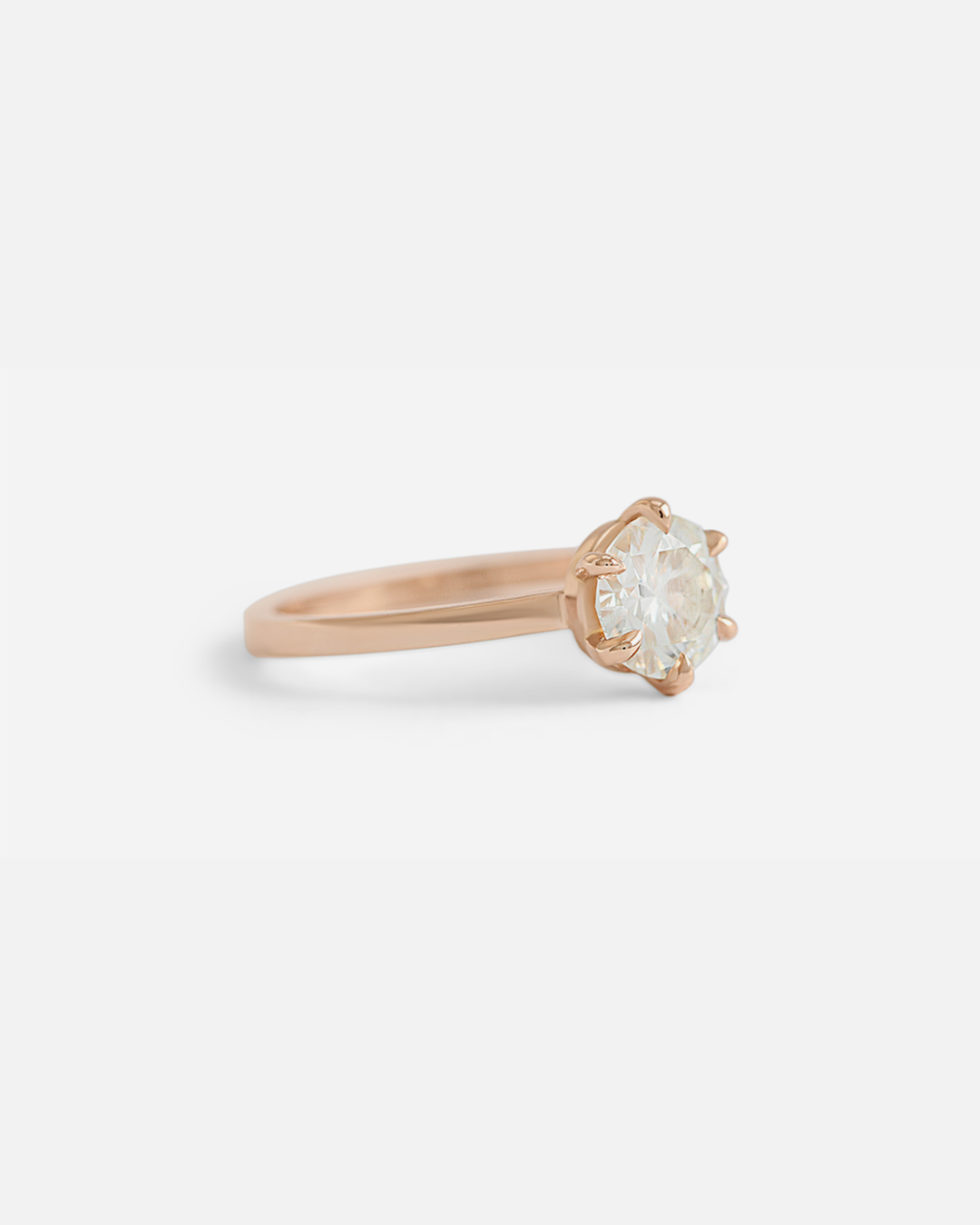 Wei / 6-Prong White Round By fitzgerald jewelry