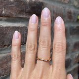 Wave Band / Flush 8 Diamonds By fitzgerald jewelry