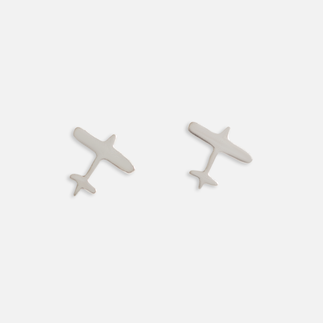 Sky / Plane Studs By fitzgerald jewelry