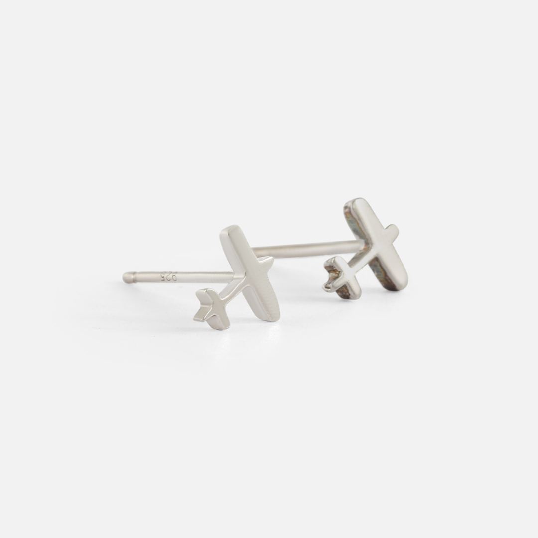 Sky / Plane Studs By fitzgerald jewelry