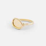 Alternate side view of Reflection Ring III