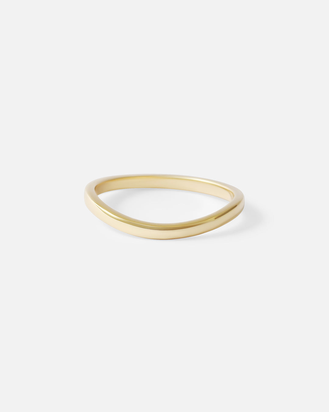 Eve / 2mm Curve Ring By Casual Seance
