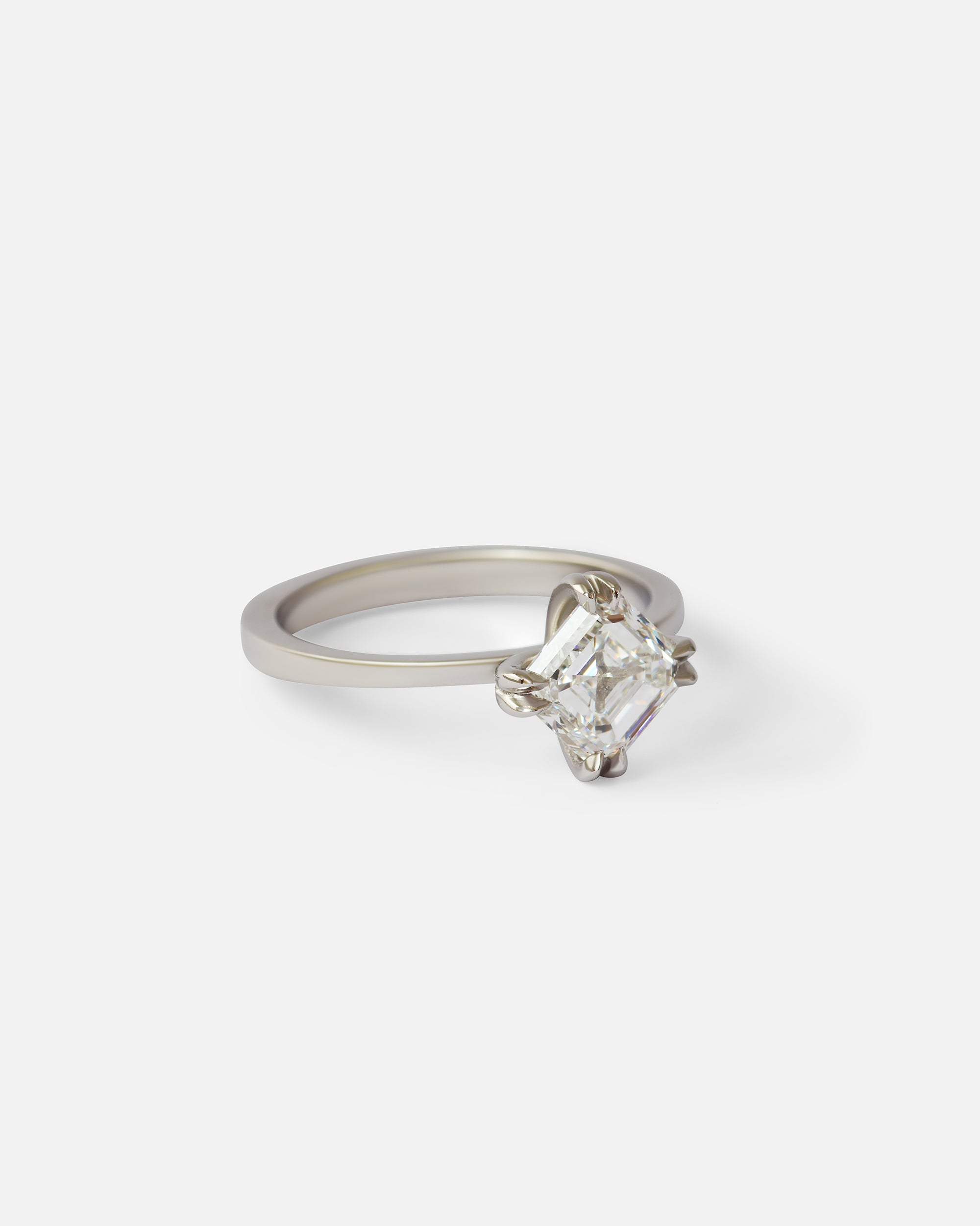 Ash / Asscher Cut Diamond Ring By fitzgerald jewelry