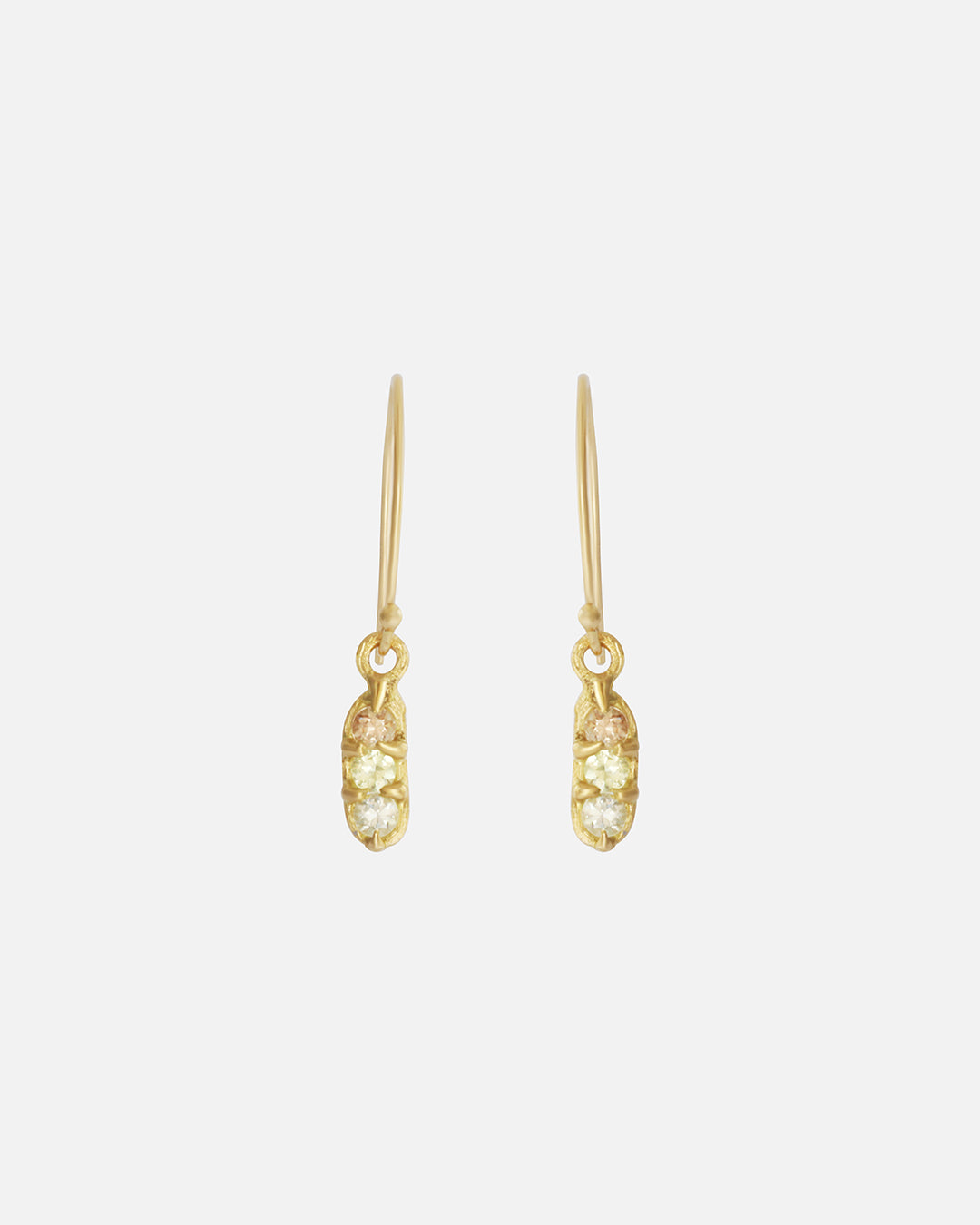 Silk / Sugar Candy Sapphire Earrings By Hiroyo