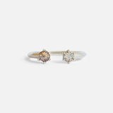 Knight / Salt + Pepper Diamond Ring By fitzgerald jewelry