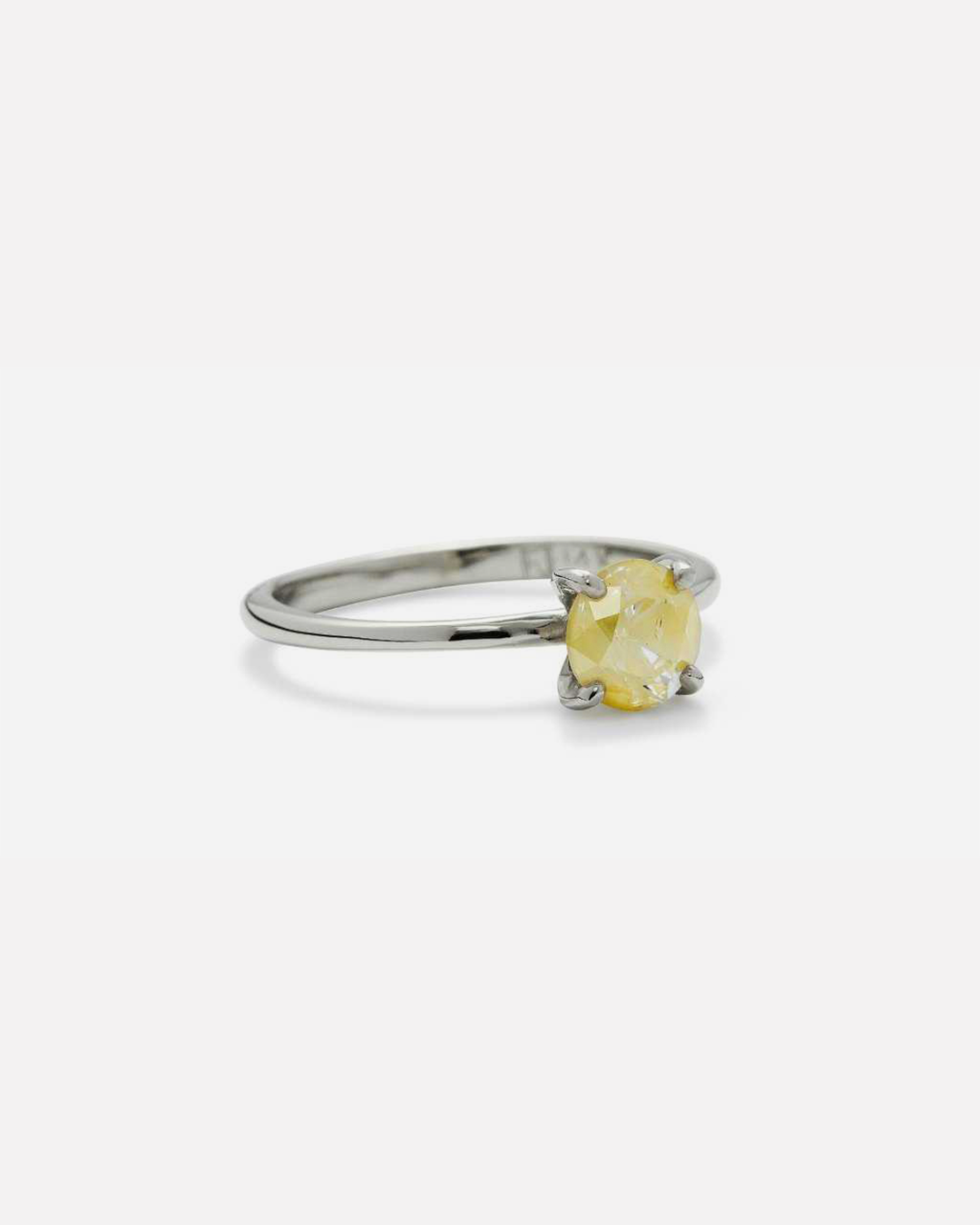 Lara / Fancy Yellow Diamond Ring By fitzgerald jewelry