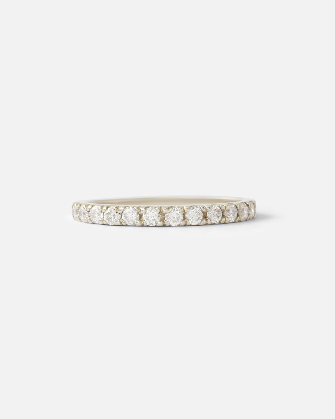 Orbit Band / Medium Pave 12 White Diamonds By Hiroyo