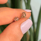 Melee 34A / Ruby Studs By Hiroyo