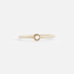 Melee Ball / White Diamond Ring By Hiroyo