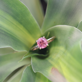 Lifestyle shot of Lara / Neon Pink Spinel Ring
