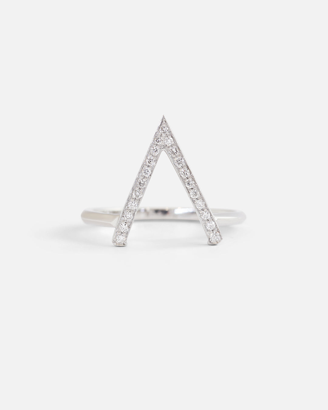 Pave Setting / Peak Stackable Ring By Hiroyo
