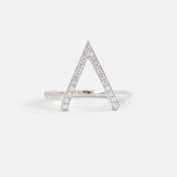 Pave Setting / Peak Stackable Ring By Hiroyo