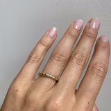 Round Band / Flush 8 Black Diamonds By fitzgerald jewelry