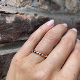 Round Band / Flush 8 White Diamonds By fitzgerald jewelry