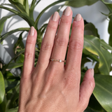 Romantic Array / Linear Diamond Band By Ruoria