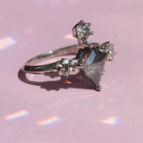 Kyte / Salt + Pepper Diamond Ring By fitzgerald jewelry