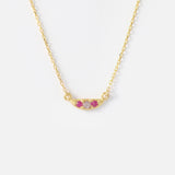 Silk / Crescent Pendant By Hiroyo