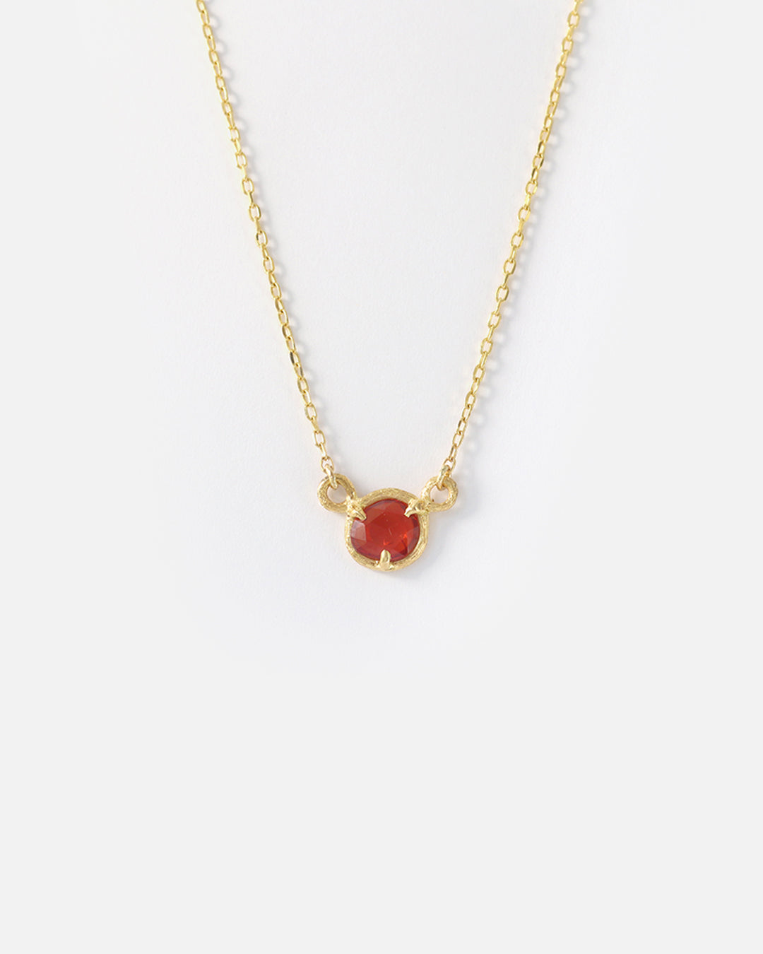 Orange shop sapphire pendant