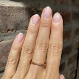 Flat Band / 2.65mm Thin Reticulated By fitzgerald jewelry