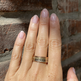 Flat Band / 2.65mm Thin Reticulated By fitzgerald jewelry