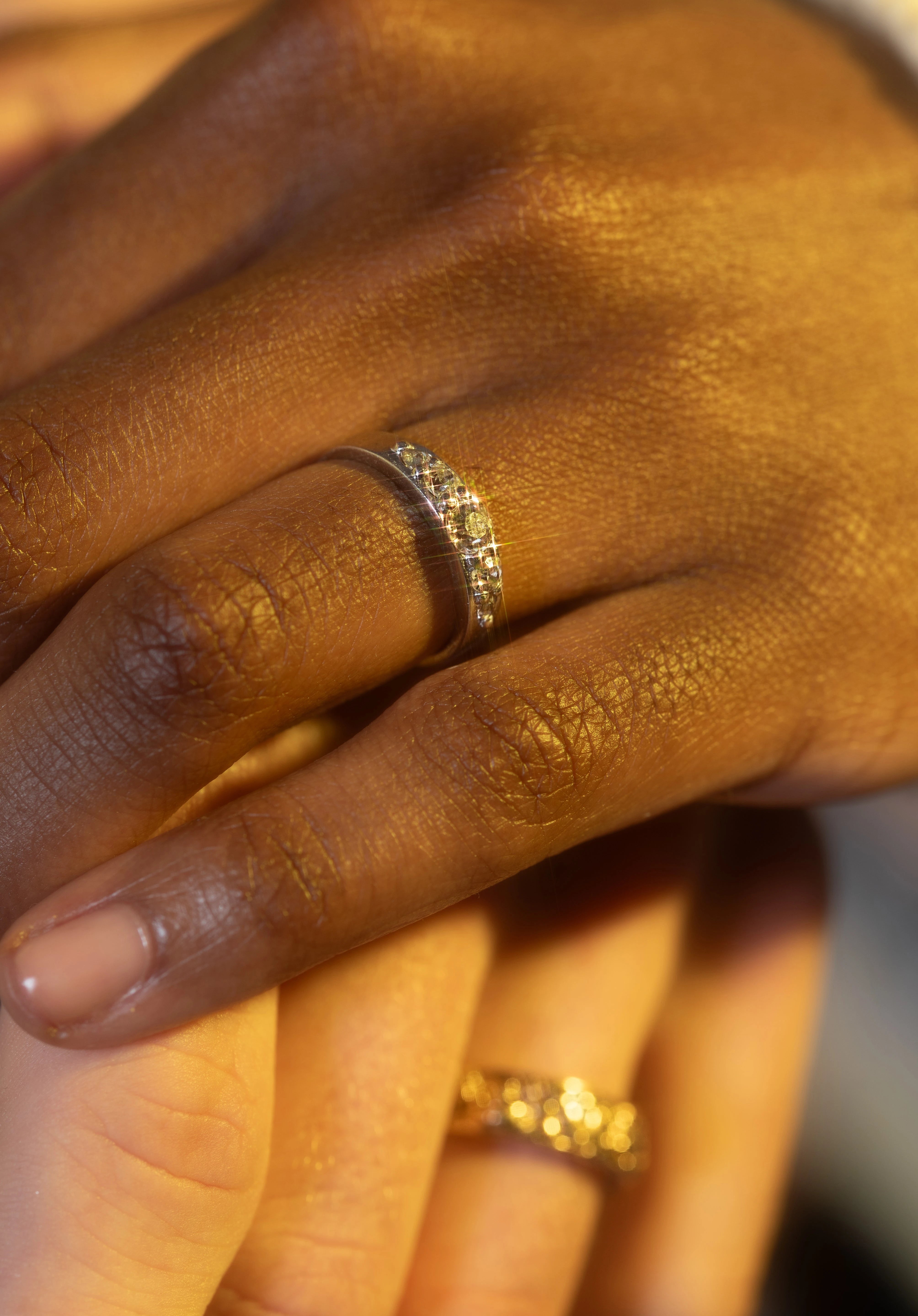 Stone Wedding Bands