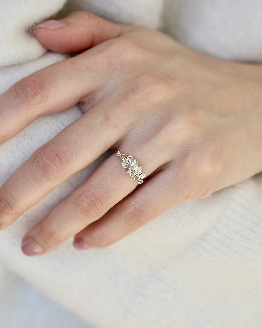 Colored Diamond Engagement Rings