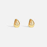Front view of Pyrus Round Seed Studs by Ides