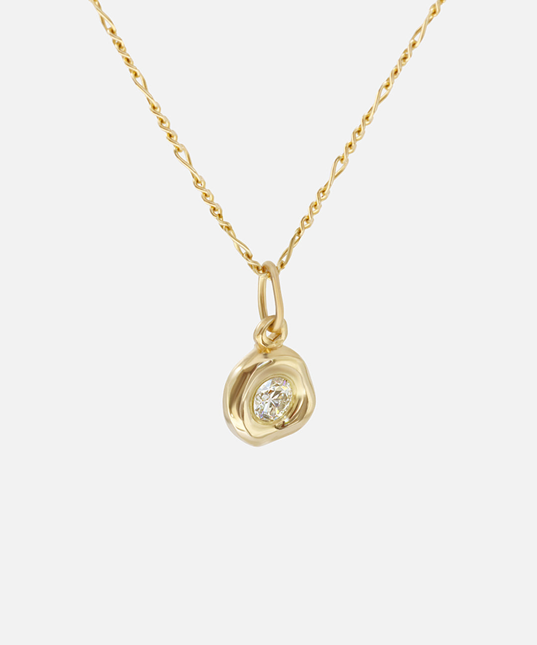 Side view of Star Jelly Pendant / Antique Diamond by Kestrel Dillon