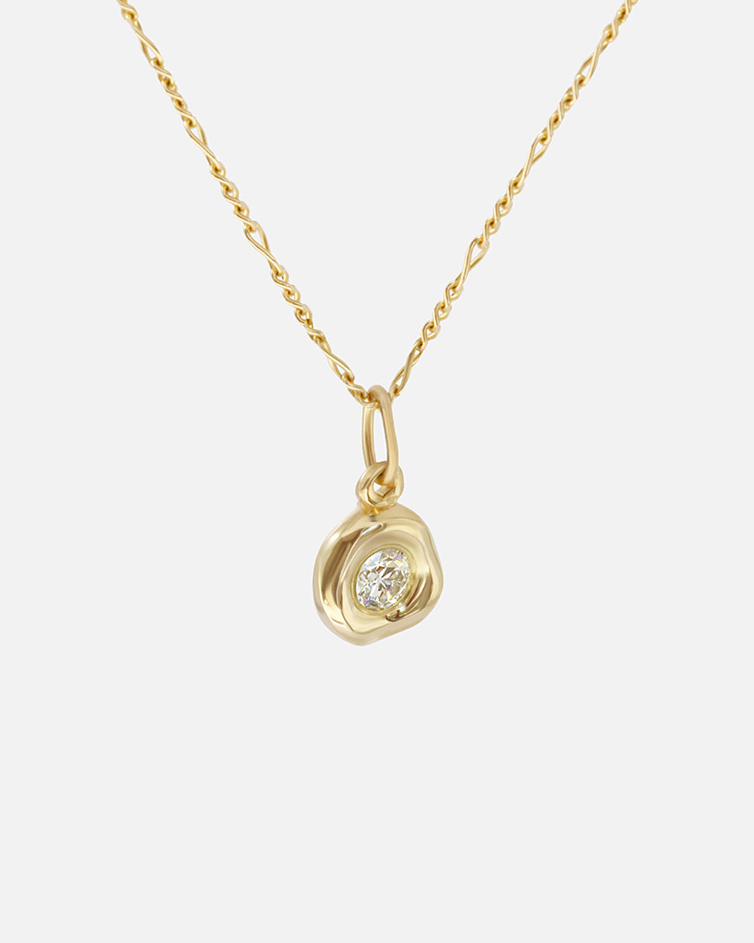 Side view of Star Jelly Pendant / Antique Diamond by Kestrel Dillon