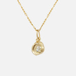 Side view of Star Jelly Pendant / Antique Diamond by Kestrel Dillon