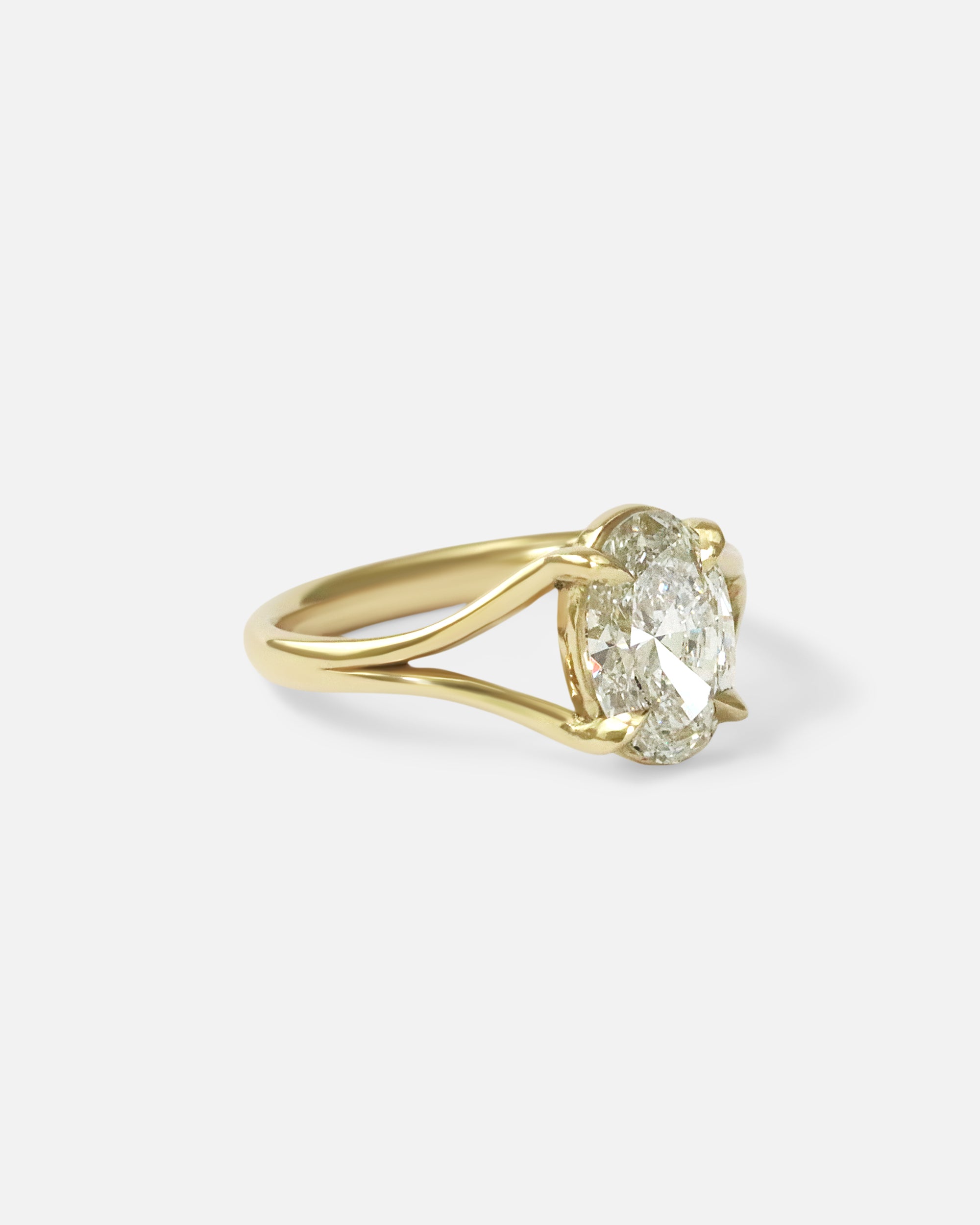 Side view of Tributary Ring by Kestrel Dillon