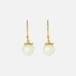Front view of Umi / Dotted Pearl Earrings