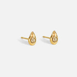 Side view of Pyrus Icon Seed Studs by Ides