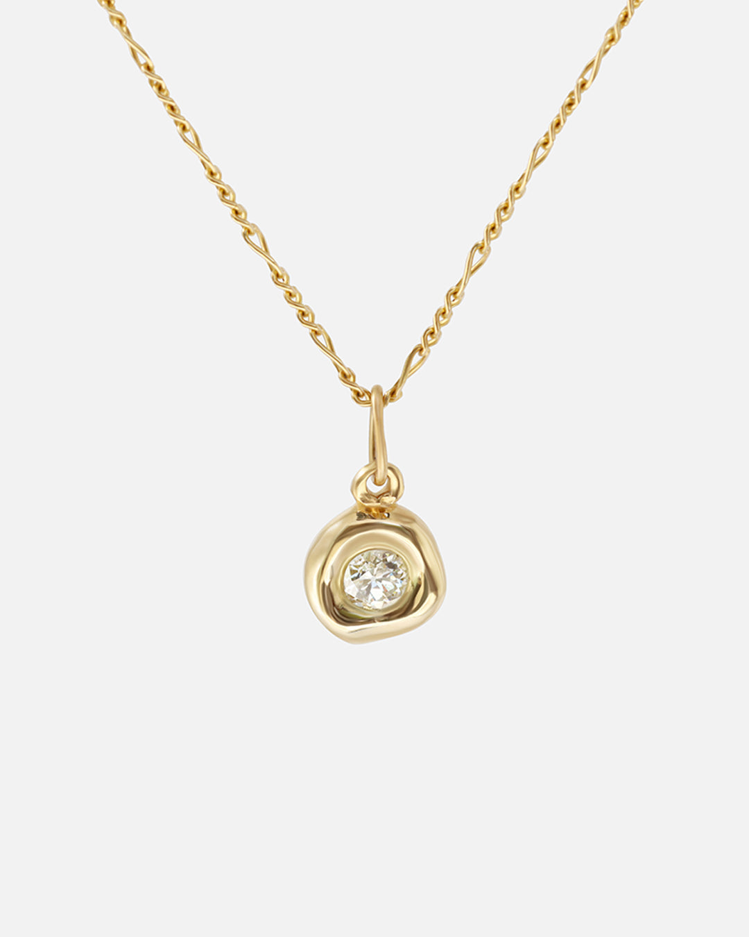 Front view of Star Jelly Pendant / Antique Diamond by Kestrel Dillon