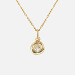 Front view of Star Jelly Pendant / Antique Diamond by Kestrel Dillon