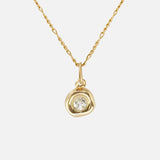Front view of Star Jelly Pendant / Antique Diamond by Kestrel Dillon