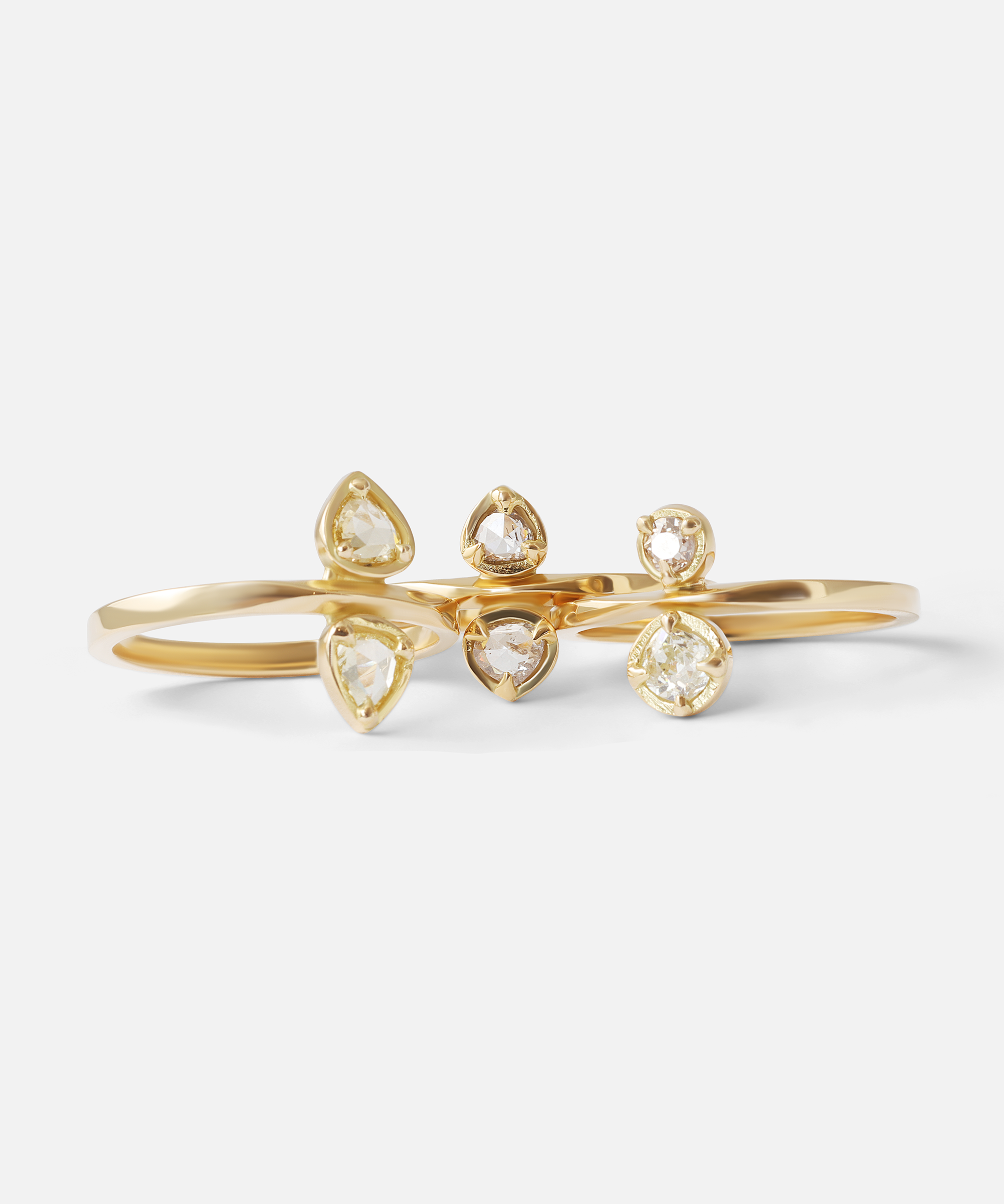 Toi Et Moi / 0.4ct Yellow Heart Diamond Ring By fitzgerald jewelry