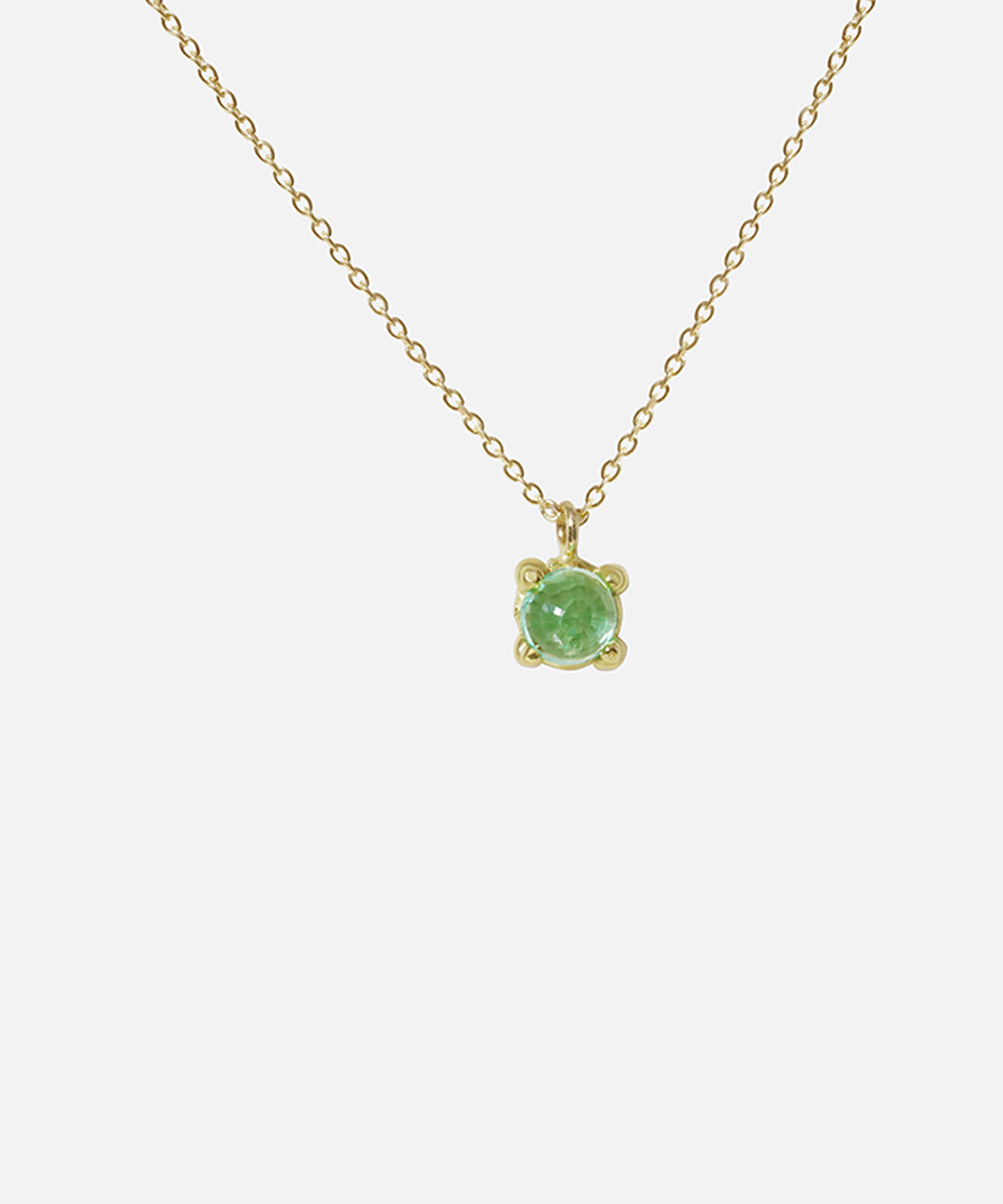 Front view of Dew 38 / Aquamarine Pendant