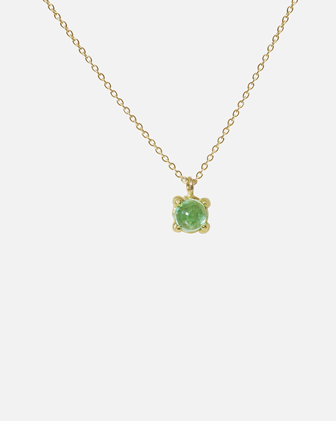 Front view of Dew 38 / Aquamarine Pendant