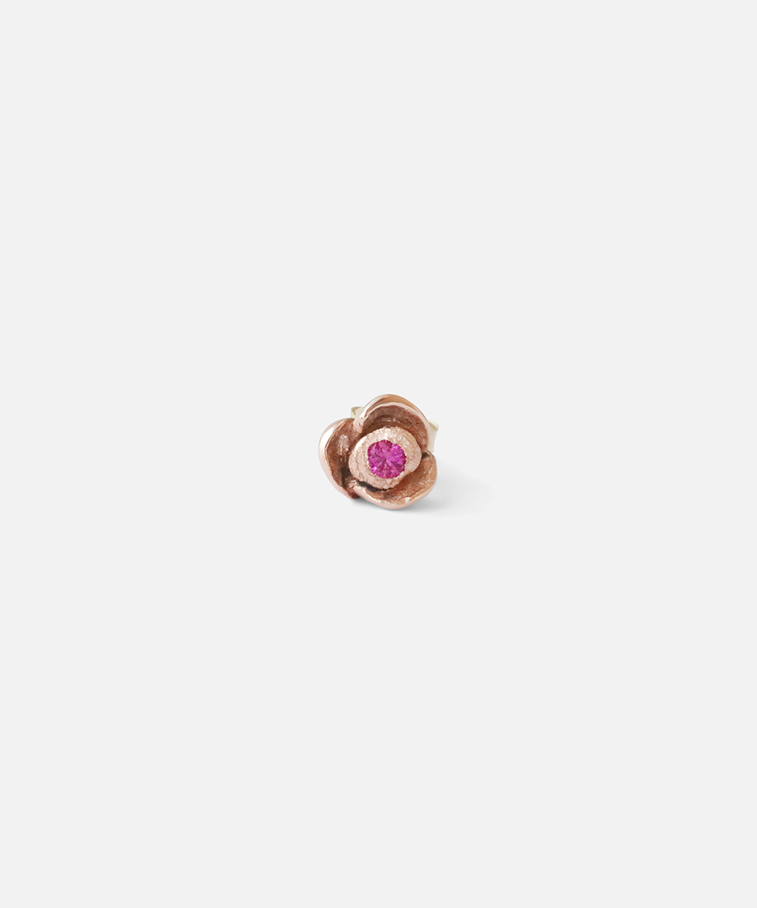 Rose Stud / Ruby By Young Sun Song