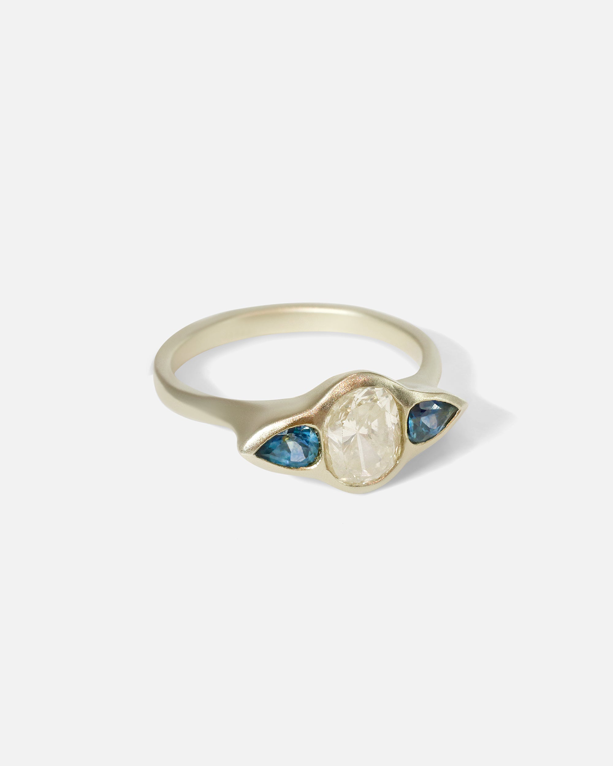 Side view of Blue Eye Ring by Hiroyo