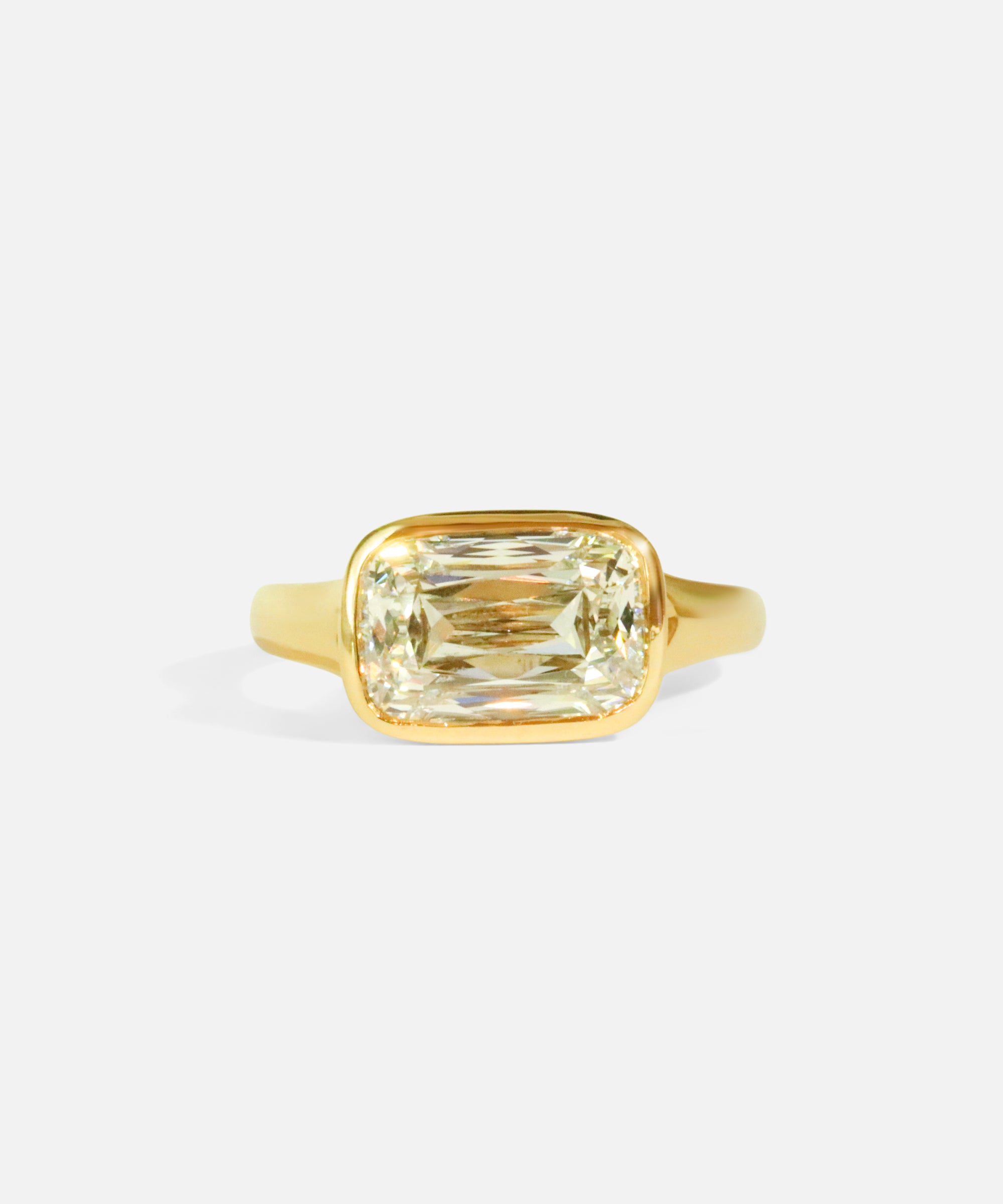 Front view of Fractal / Ashoka Diamond Ring by Joko