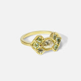 Side view of Silk / Signet Marquise Ring