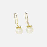Side view of Umi / Dotted Pearl Earrings
