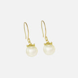 Side view of Umi / Dotted Pearl Earrings