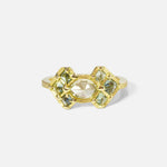 Front view of Silk / Signet Marquise Ring