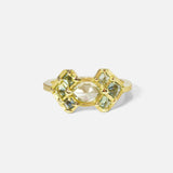 Front view of Silk / Signet Marquise Ring